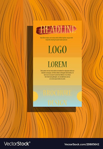 Poster flyer pamphlet brochure cover design vector image