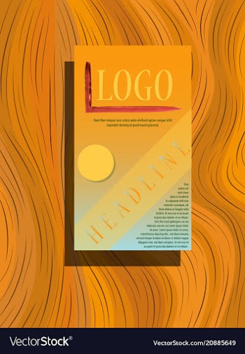 Poster flyer pamphlet brochure cover design vector image