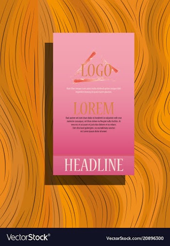 Poster flyer pamphlet brochure cover design vector image