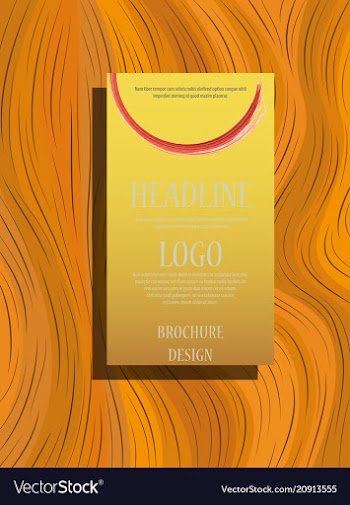 Poster flyer pamphlet brochure cover design vector image