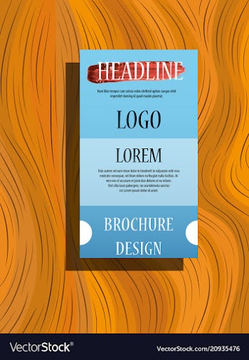 Poster flyer pamphlet brochure cover design vector image