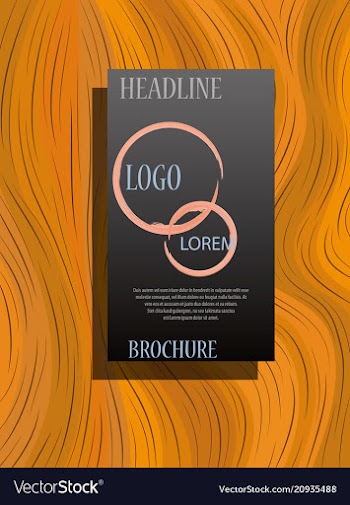 Poster flyer pamphlet brochure cover design vector image