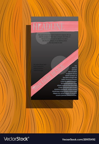 Poster flyer pamphlet brochure cover design vector image