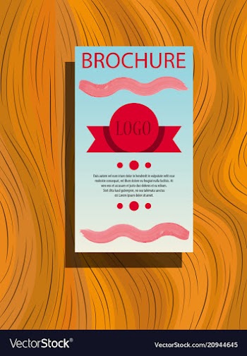 Poster flyer pamphlet brochure cover design vector image