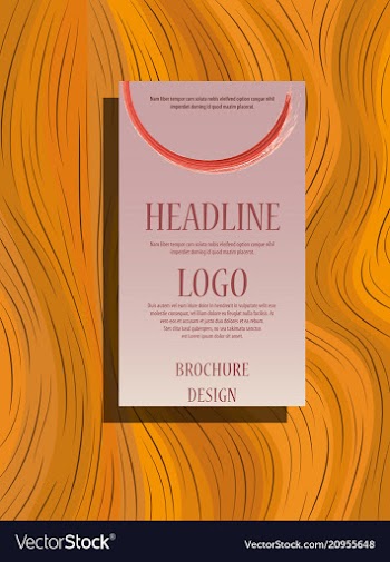 Poster flyer pamphlet brochure cover design vector image