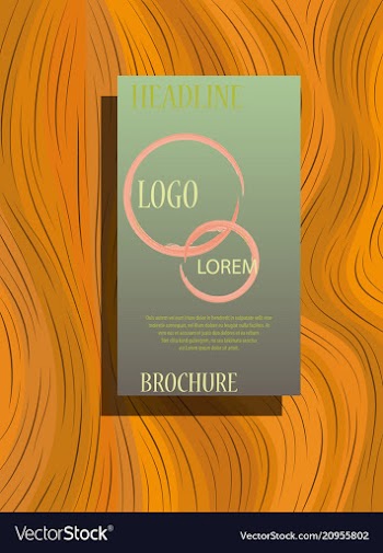 Poster flyer pamphlet brochure cover design vector image