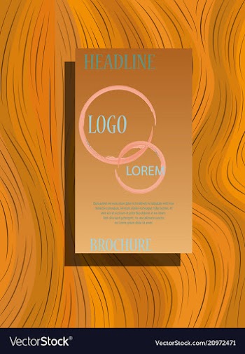Poster flyer pamphlet brochure cover design vector image