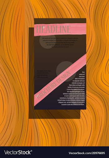 Poster flyer pamphlet brochure cover design vector image