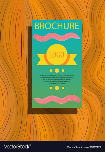 Poster flyer pamphlet brochure cover design vector image