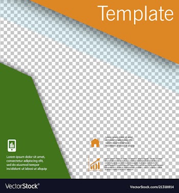 Poster flyer pamphlet brochure cover design vector image