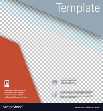 Poster flyer pamphlet brochure cover design vector image