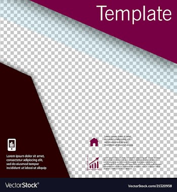 Poster flyer pamphlet brochure cover design vector image