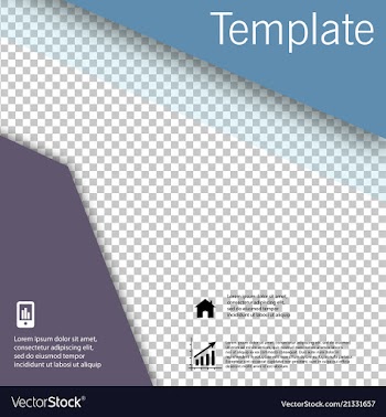 Poster flyer pamphlet brochure cover design vector image