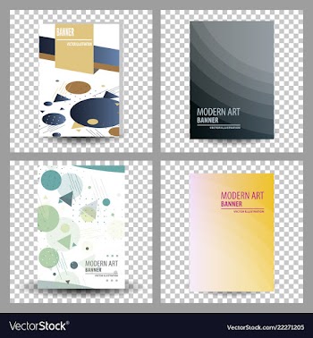 Poster flyer pamphlet brochure cover design vector image