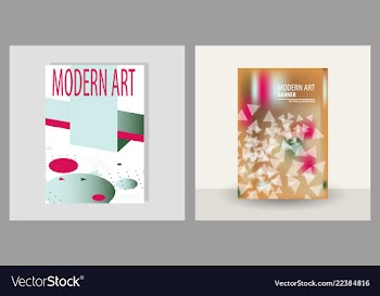 Poster flyer pamphlet brochure cover design vector image
