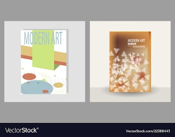 Poster flyer pamphlet brochure cover design vector image
