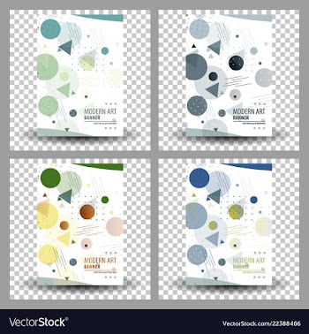 Poster flyer pamphlet brochure cover design vector image