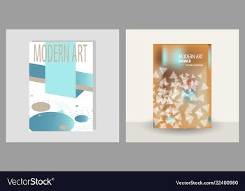 Poster flyer pamphlet brochure cover design vector image