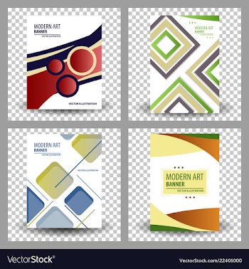 Poster flyer pamphlet brochure cover design vector image
