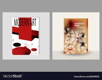 Poster flyer pamphlet brochure cover design vector image