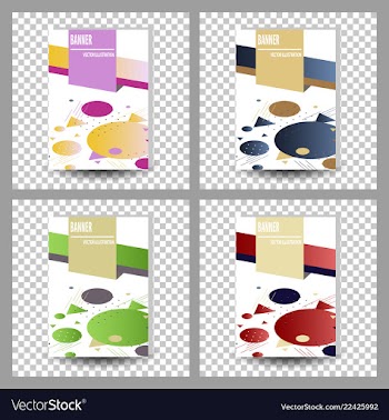 Poster flyer pamphlet brochure cover design vector image