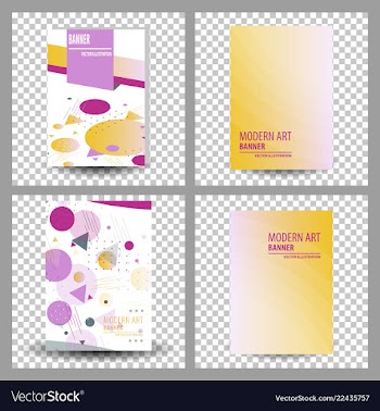 Poster flyer pamphlet brochure cover design vector image