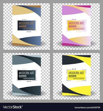 Poster flyer pamphlet brochure cover design vector image
