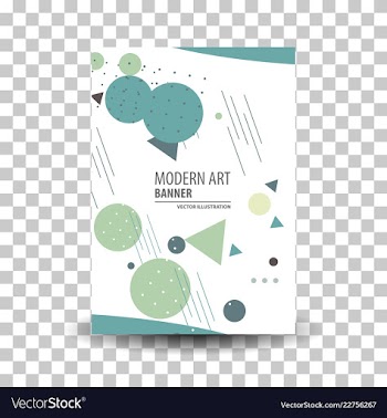 Poster flyer pamphlet brochure cover design vector image