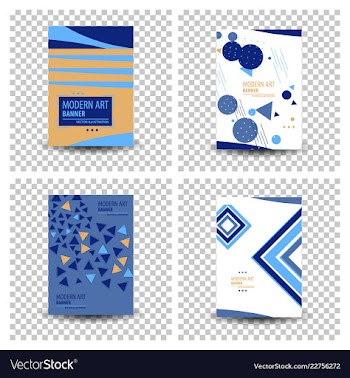 Poster flyer pamphlet brochure cover design vector image