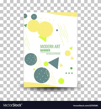 Poster flyer pamphlet brochure cover design vector image