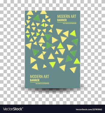 Poster flyer pamphlet brochure cover design vector image