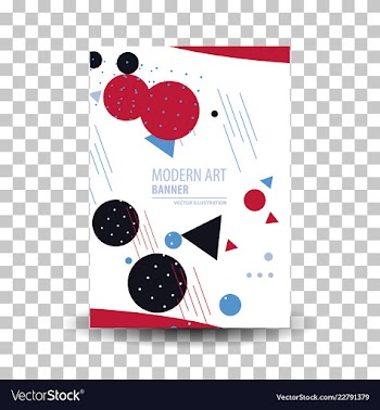 Poster flyer pamphlet brochure cover design vector image