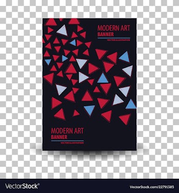 Poster flyer pamphlet brochure cover design vector image