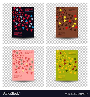 Poster flyer pamphlet brochure cover design vector image