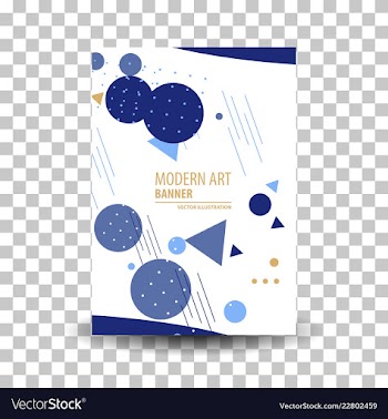 Poster flyer pamphlet brochure cover design vector image