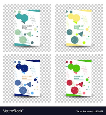 Poster flyer pamphlet brochure cover design vector image