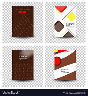 Poster flyer pamphlet brochure cover design vector image