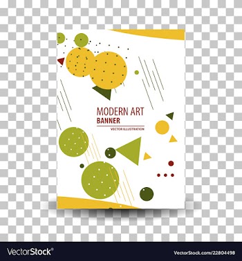 Poster flyer pamphlet brochure cover design vector image