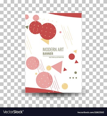 Poster flyer pamphlet brochure cover design vector image