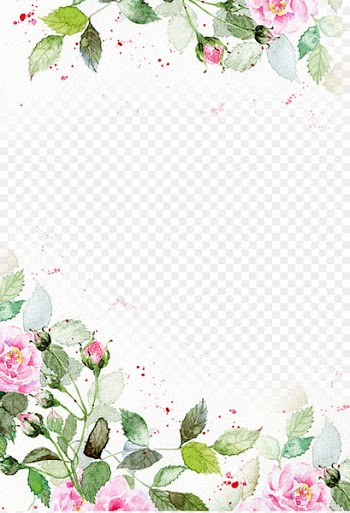 Poster Gratis Wallpaper - Pink floral background 