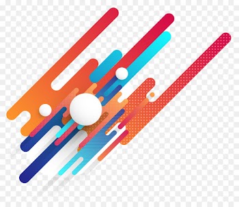 Poster Illustration - Color dynamic line vector 