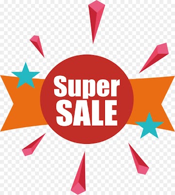 Poster Logo Label - Red circle super promotion Poster 