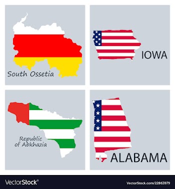 Poster map of regions in the world flag print map vector image