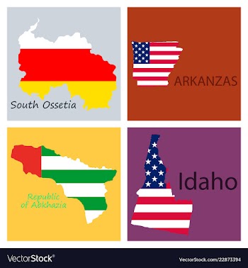 Poster map of regions in the world flag print map vector image