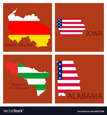 Poster map of regions in the world flag print map vector image