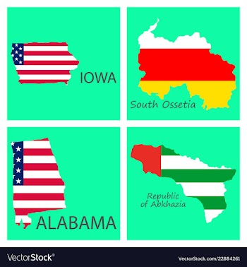 Poster map of regions in the world flag print map vector image