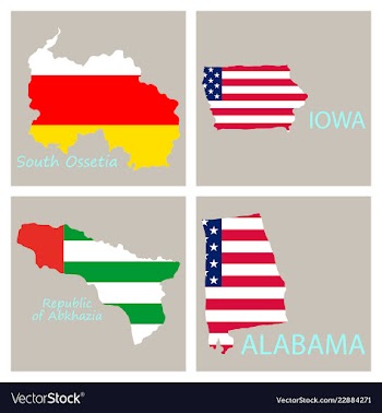 Poster map of regions in the world flag print map vector image