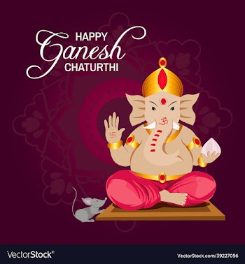 poster of god ganesh blessing to people
