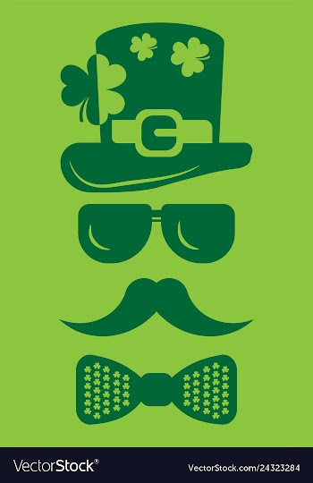 Poster on the subject of holiday st patrick day vector image