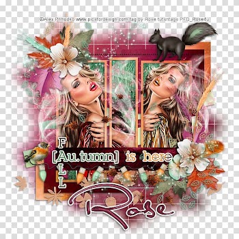 Poster Pink M, autumn town transparent background PNG clipart
